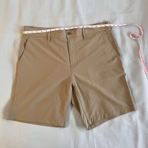 32 Degrees‎ Cool Shorts Mens 36 Tan Flat Front Stretch Performance